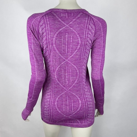 Lululemon Rest Less Pullover Ultra Violet Women 6? Long Sleeve Crew Neck Stretch - Picture 2 of 10